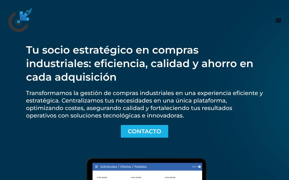 Portada de la web de Oneservice