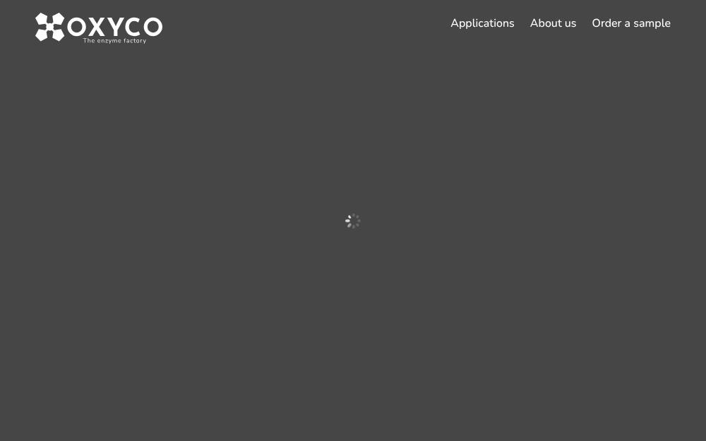 Portada de la web de Oxyco