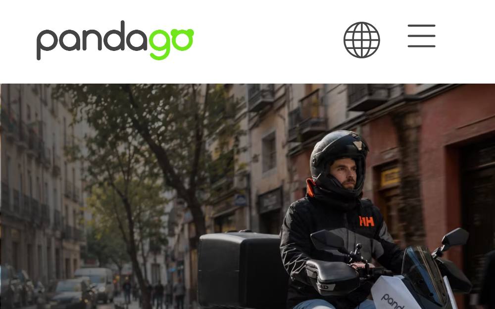 Portada de la web de Pandago