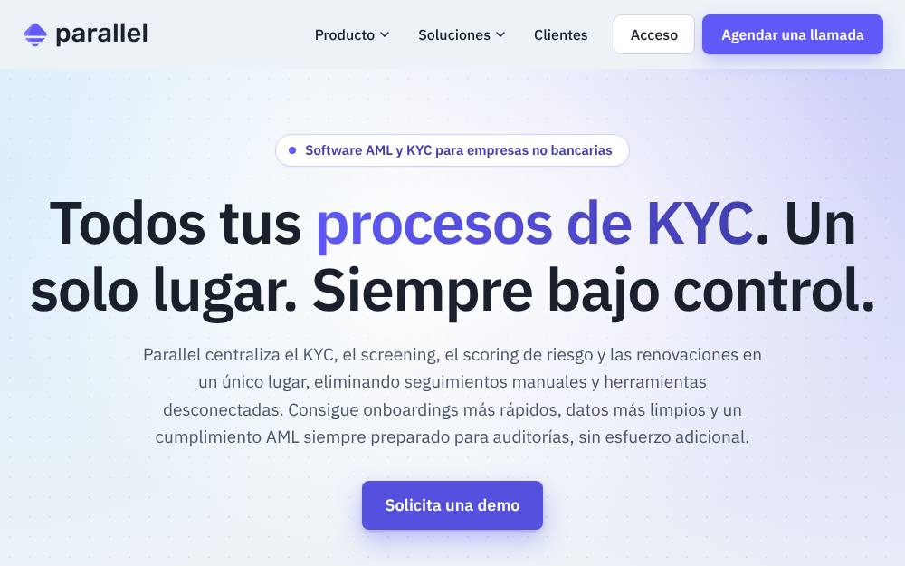 Portada de la web de Parallel