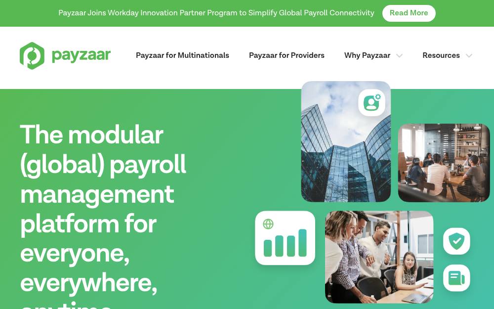 Portada de la web de Payzaar