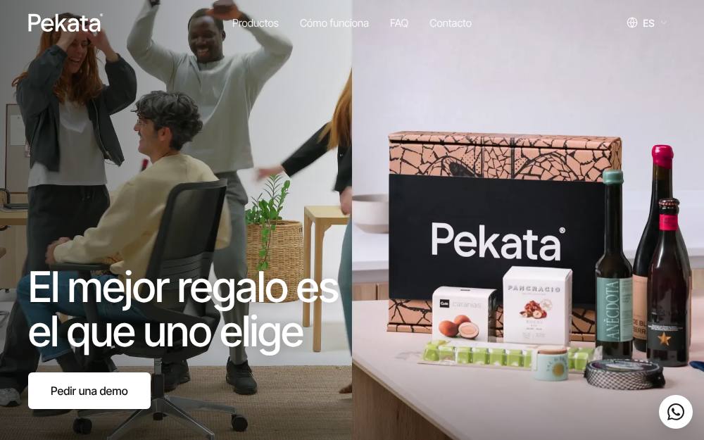 Portada de la web de Pekata