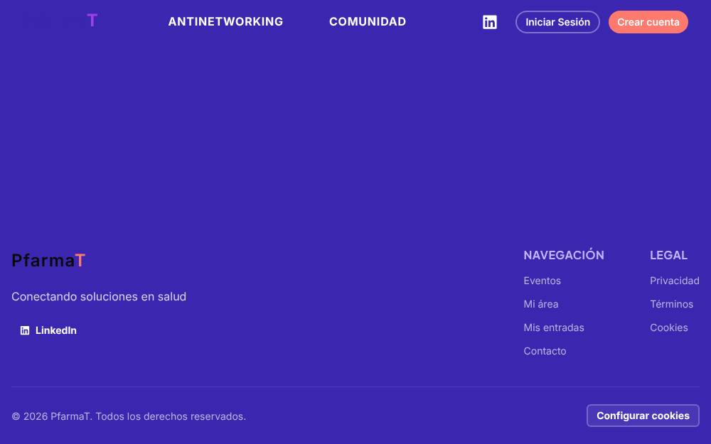 Portada de la web de Pfarmat