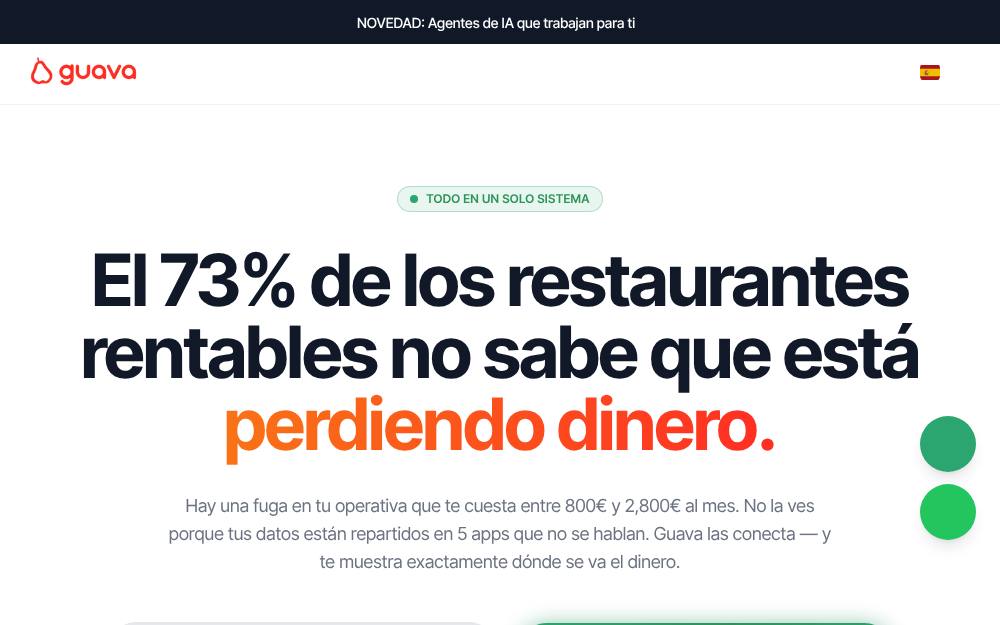 Portada de la web de Pick & Pay App