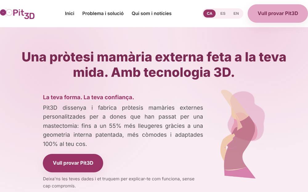 Portada de la web de Pit3D