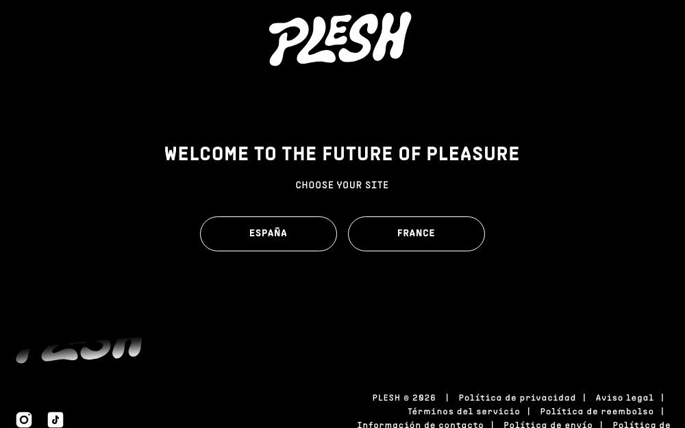 Portada de la web de Plesh