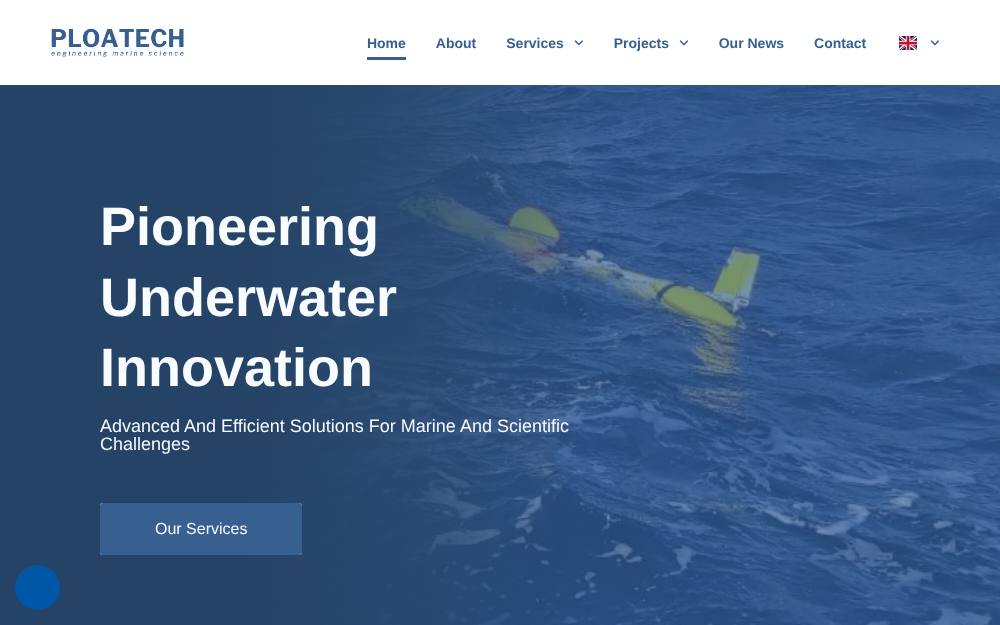 Portada de la web de Ploatech