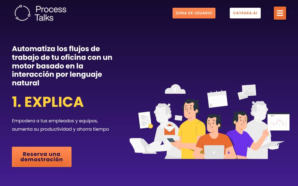 Portada de la web de Process Talks