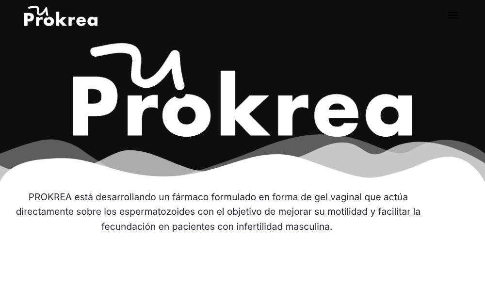Portada de la web de Prokrea Bcn