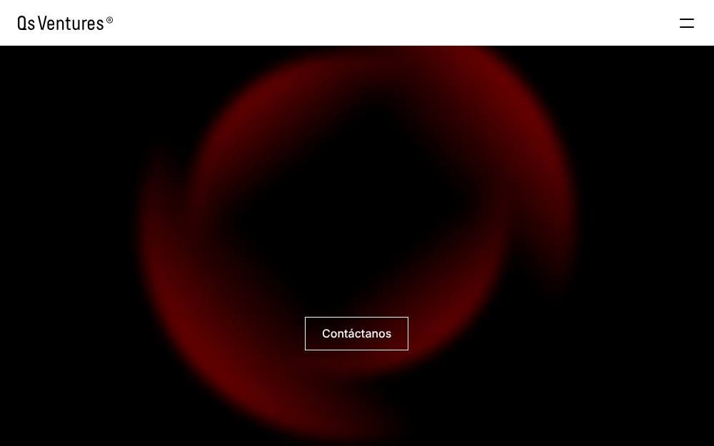 Portada de la web de Qs Ventures