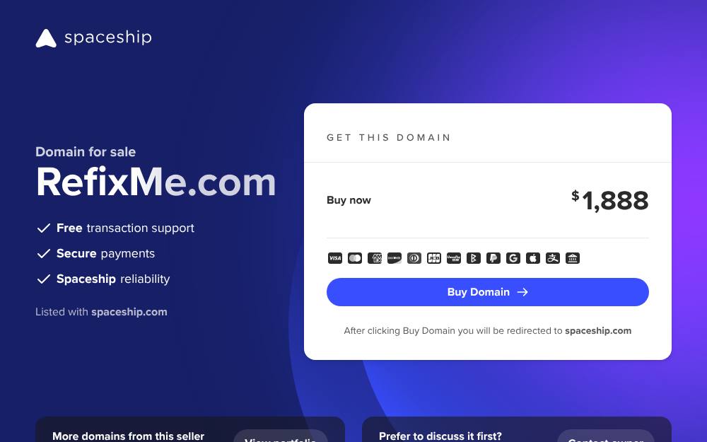 Portada de la web de Refixme