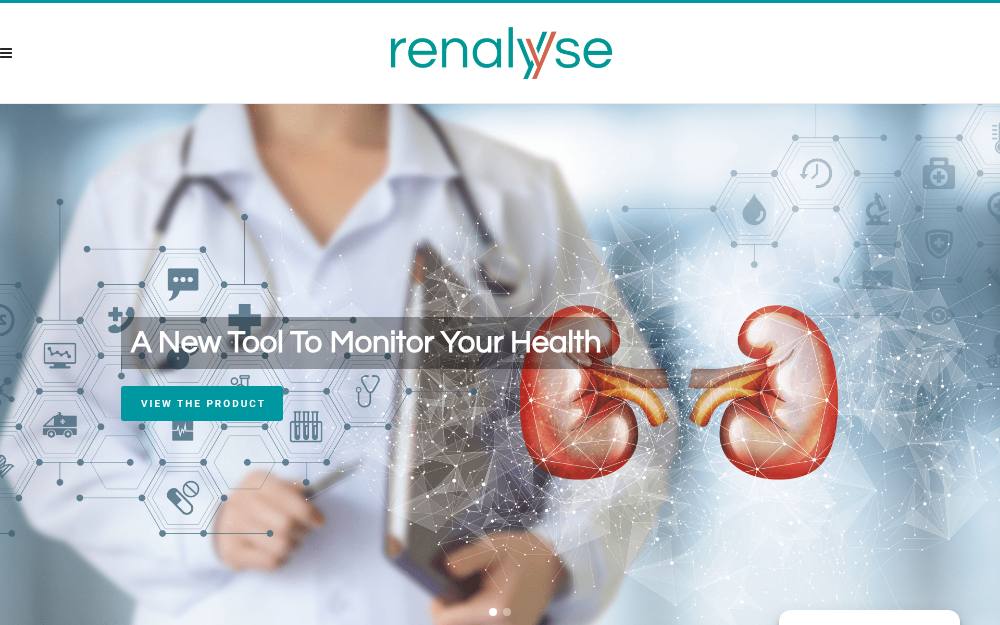 Portada de la web de Renalyse