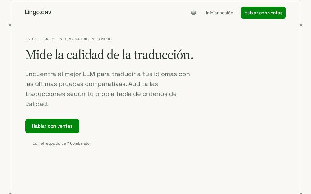 Portada de la web de Replexica