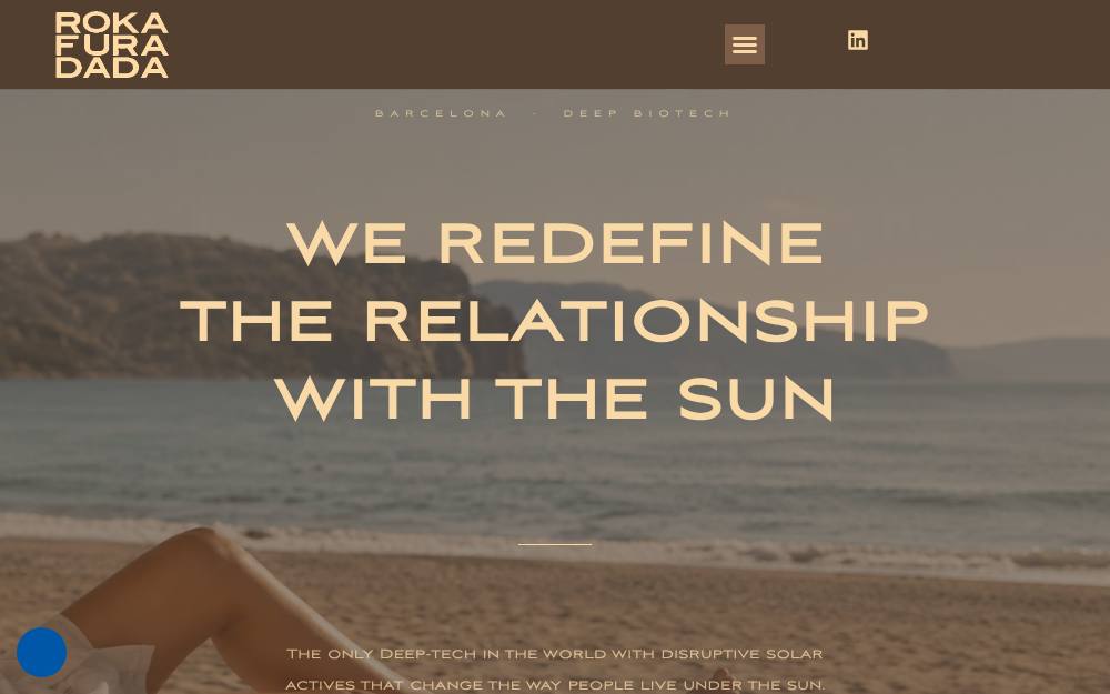 Portada de la web de Roka Smart Uv