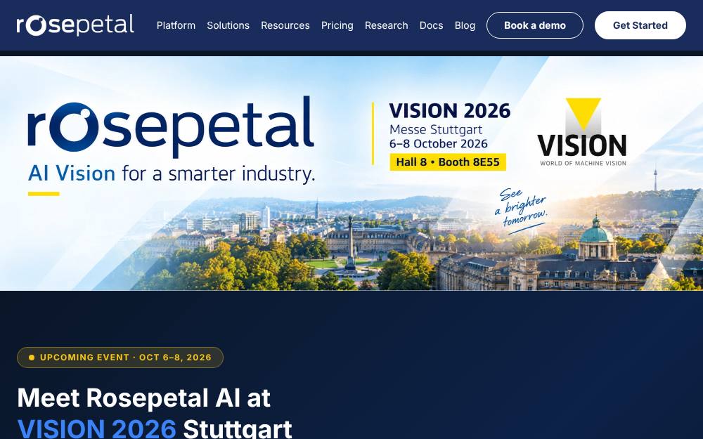 Portada de la web de Rosepetal