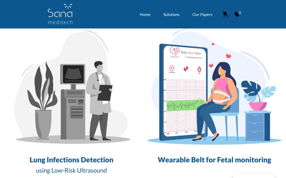 Portada de la web de Sana Medietch