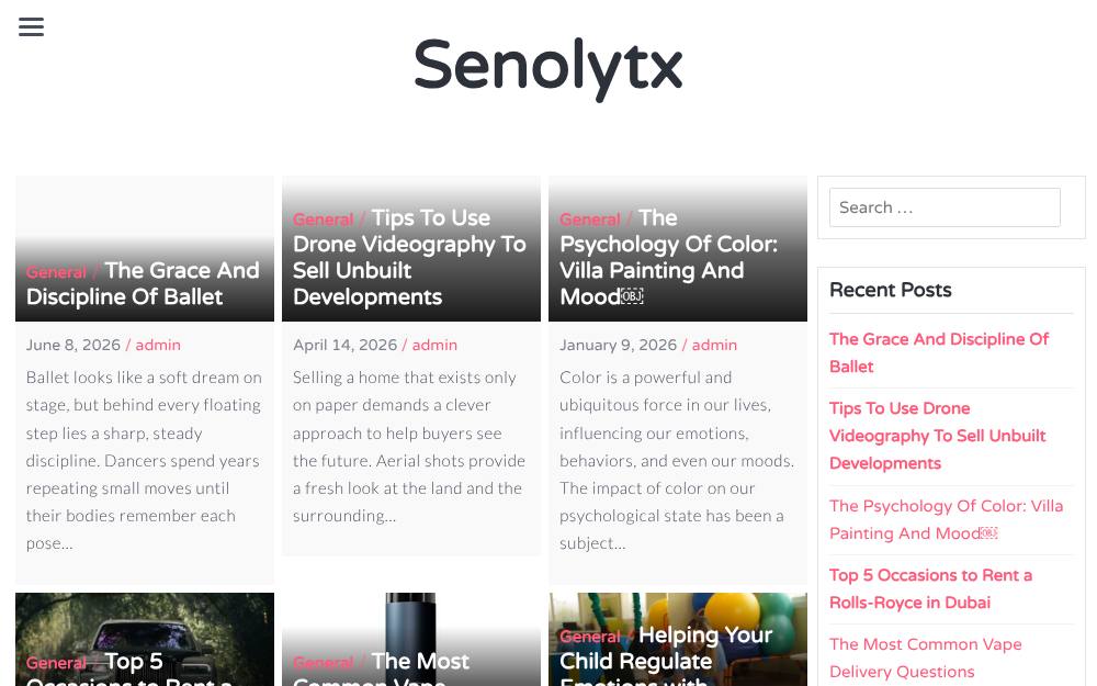Portada de la web de Senolytic Therapeutics Sl