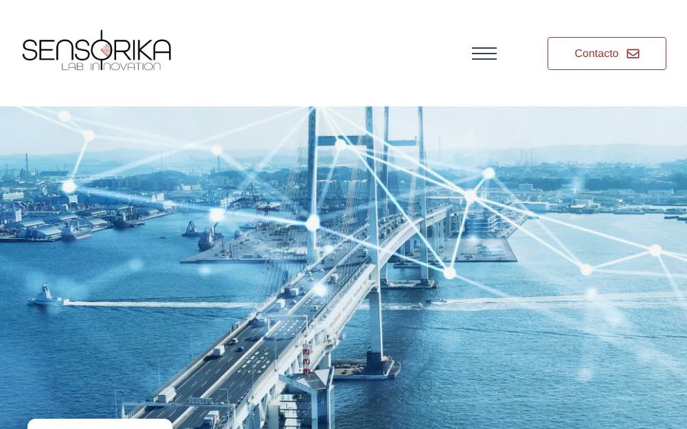 Portada de la web de Sensorikalab