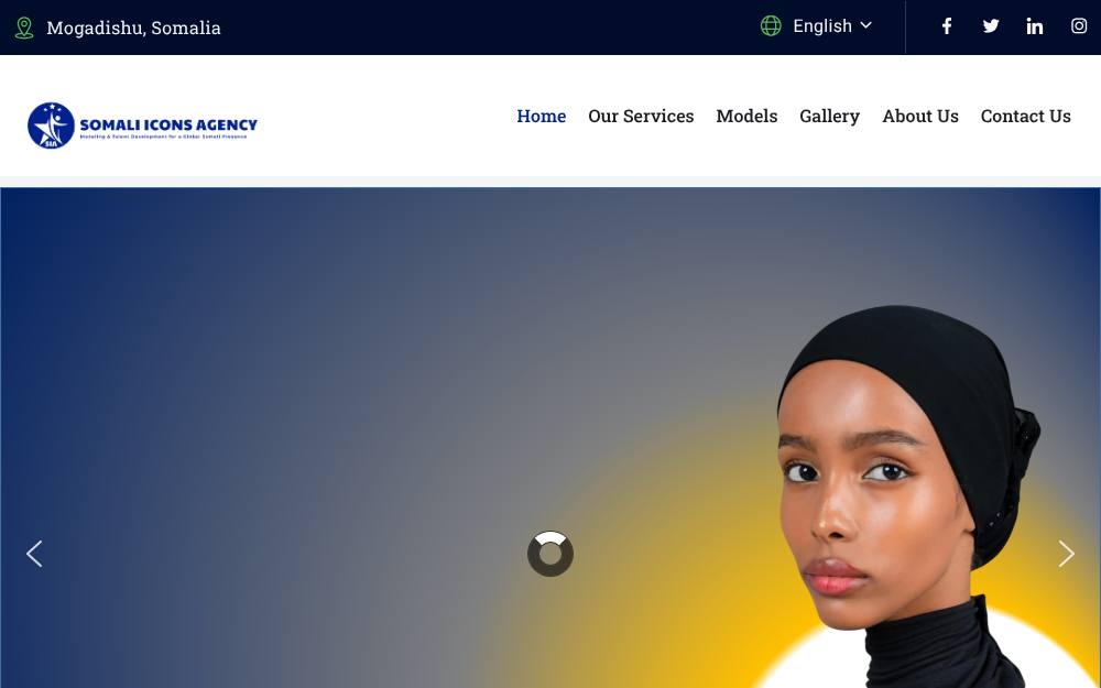 Portada de la web de Sia