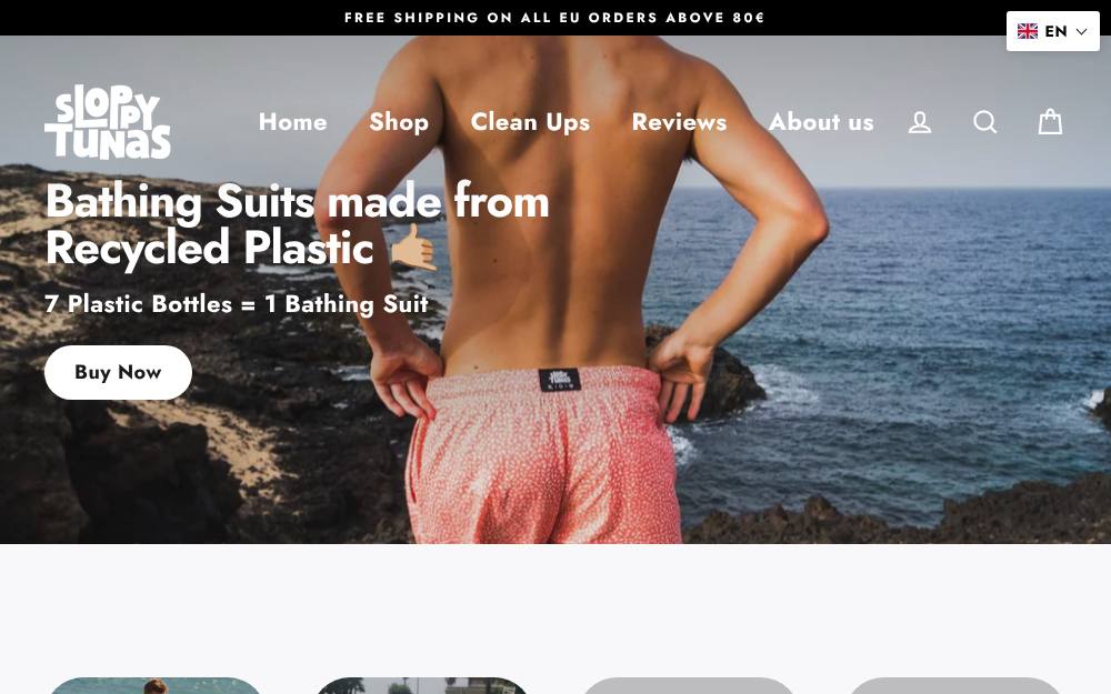 Portada de la web de Sloppytunas