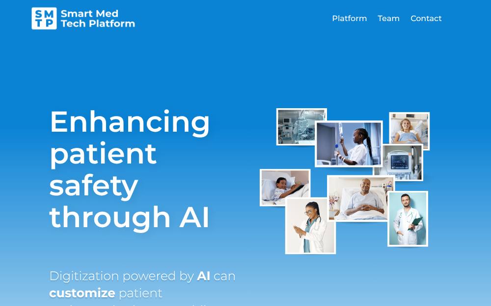 Portada de la web de Smart Medtech Platform (Smtp)
