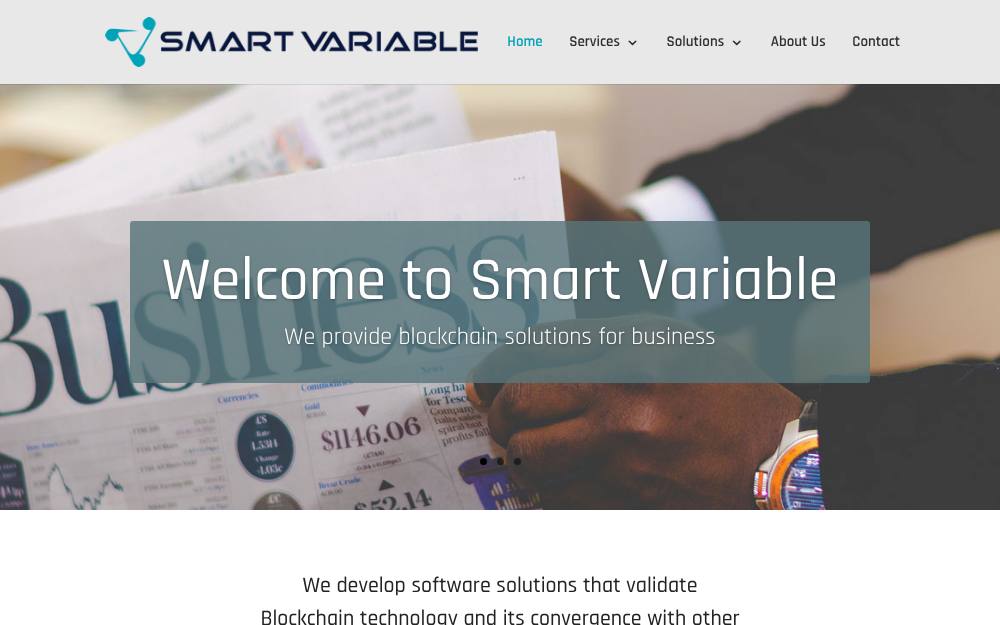 Portada de la web de Smartvariable