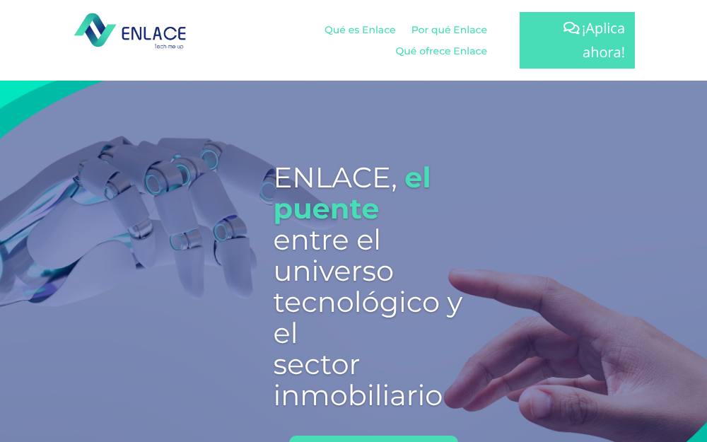Portada de la web de Somosenlace