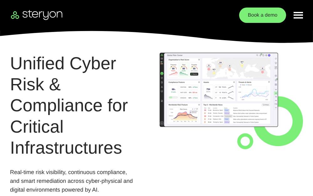 Portada de la web de Steryon