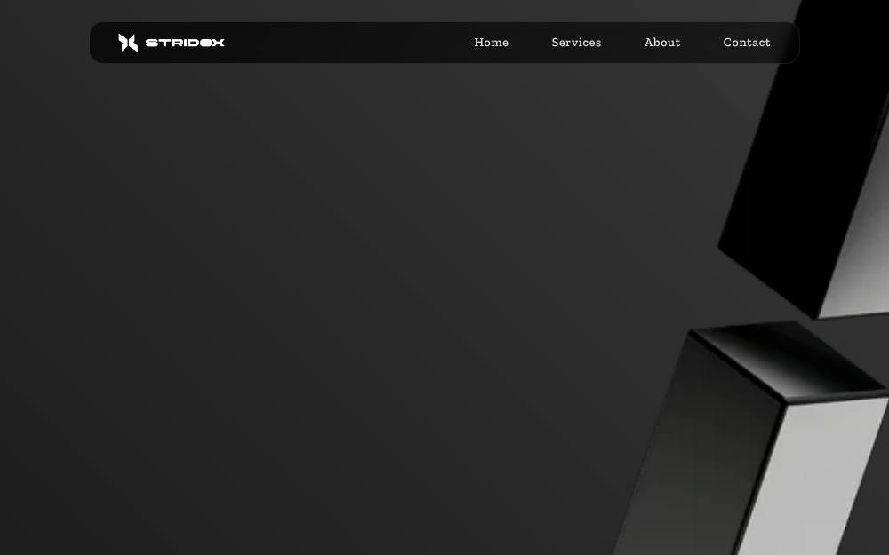 Portada de la web de Stridox