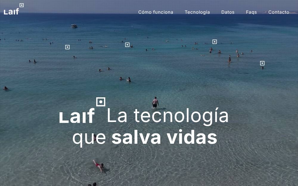 Portada de la web de The Laif Technology