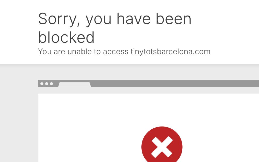 Portada de la web de Tiny Tots Barcelona