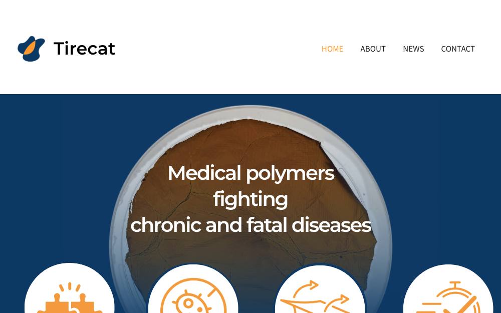 Portada de la web de Tirecat Health