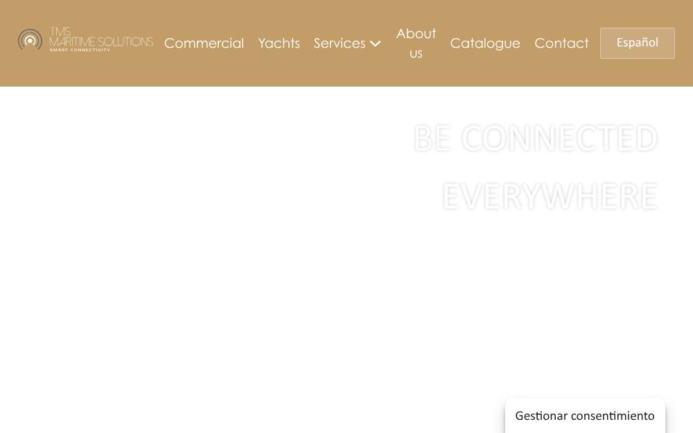 Portada de la web de Tmsmaritimesolutions