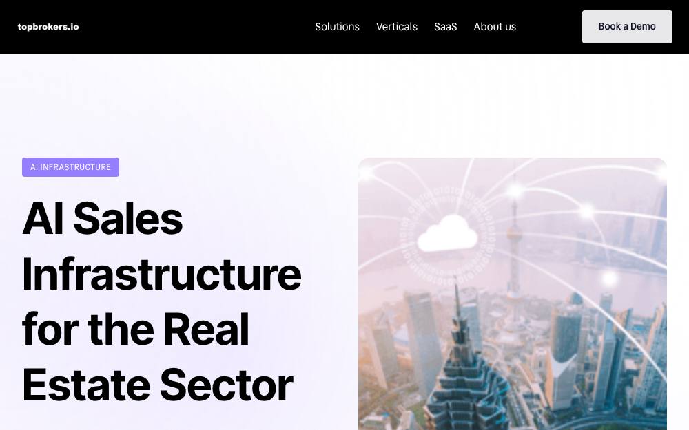 Portada de la web de Topbrokers.Io