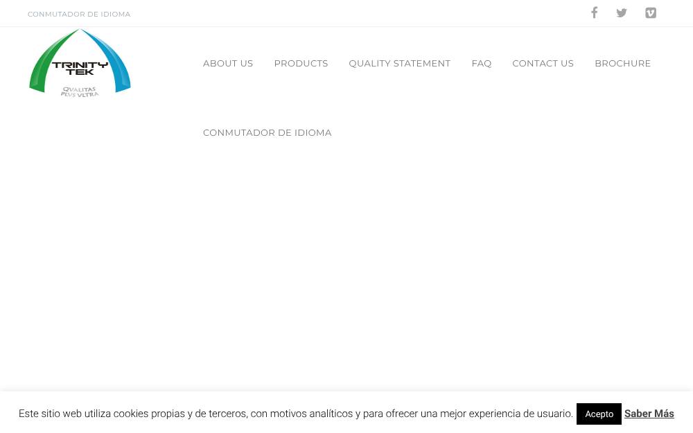 Portada de la web de Trinity Tek