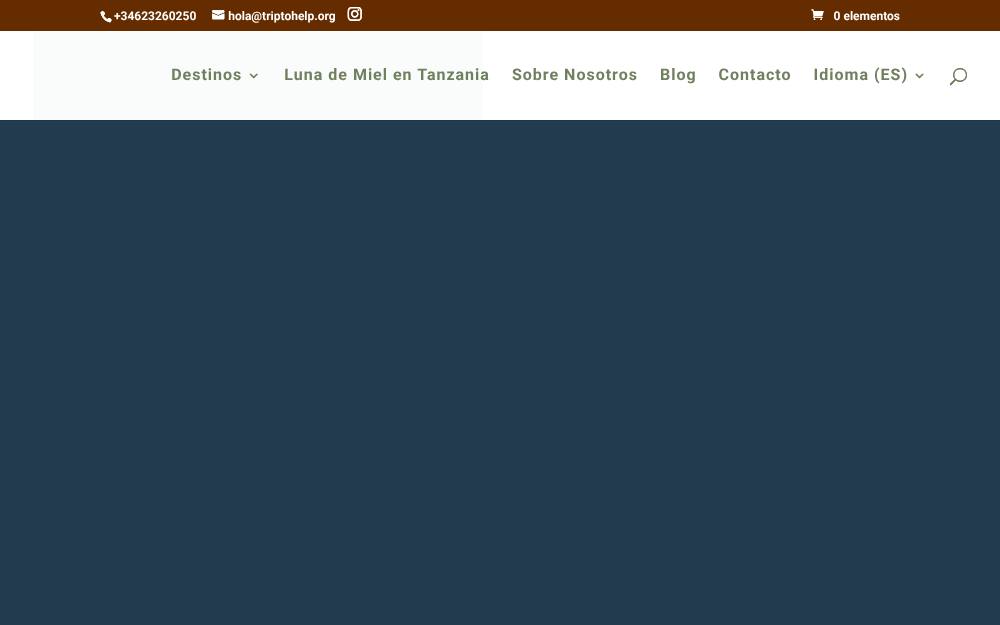 Portada de la web de Triptohelp