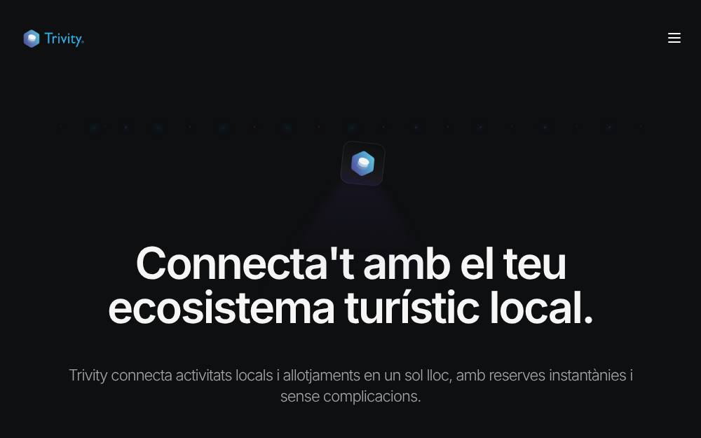 Portada de la web de Trivity