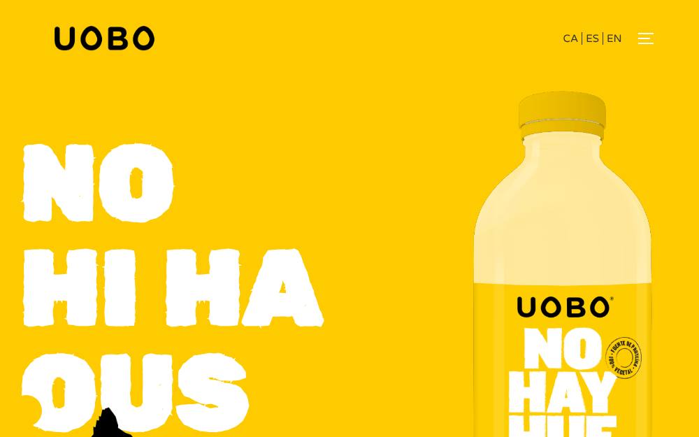Portada de la web de Uobo