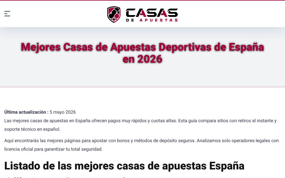 Portada de la web de Veteasy