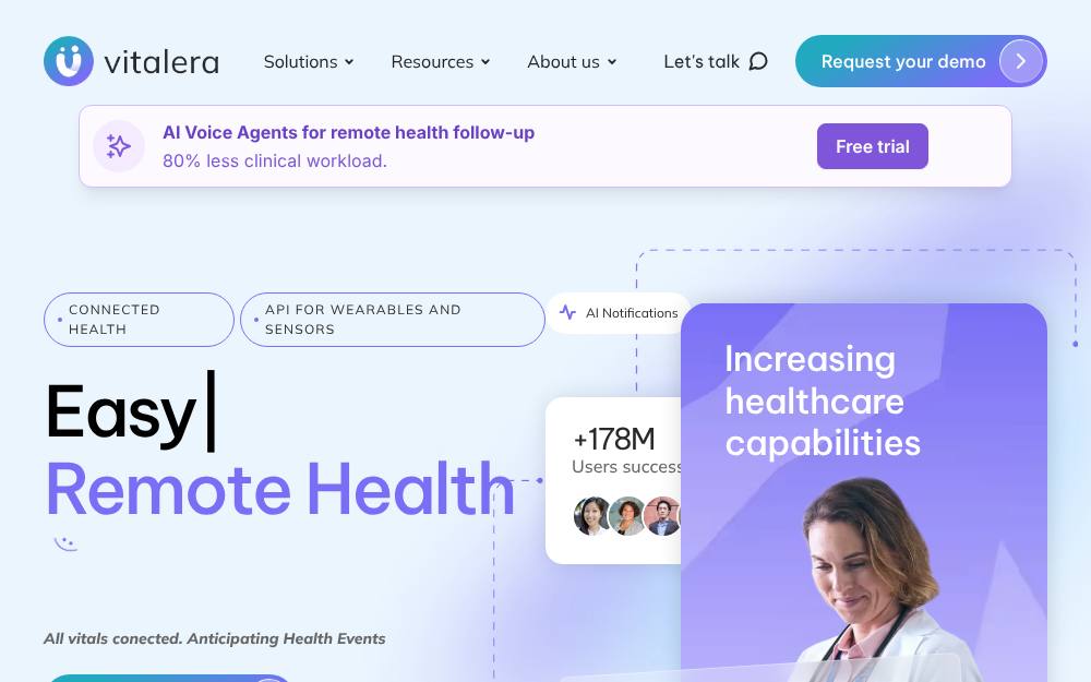 Portada de la web de Vitalera