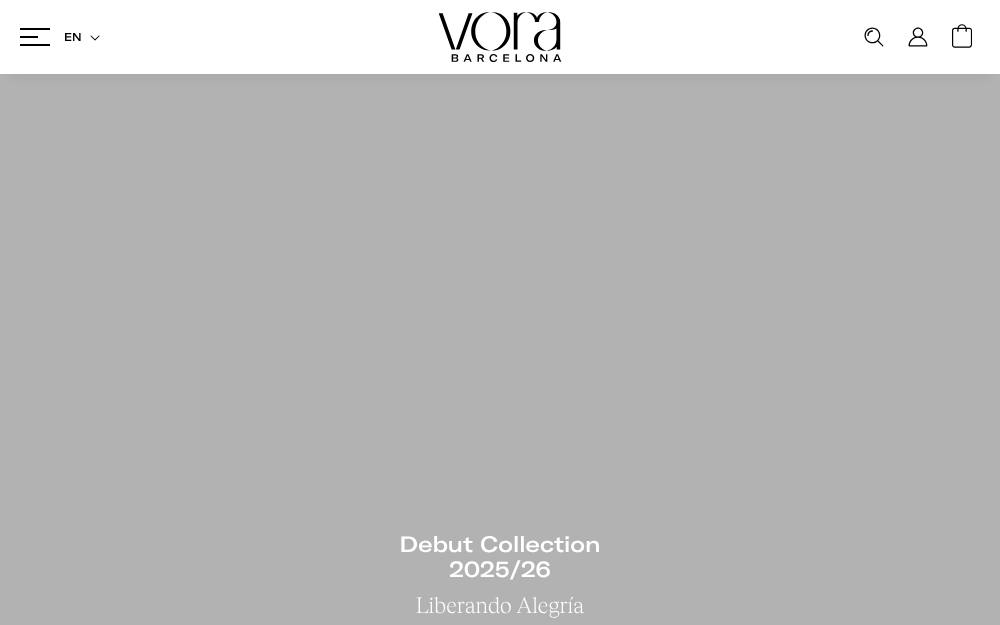 Portada de la web de Vora
