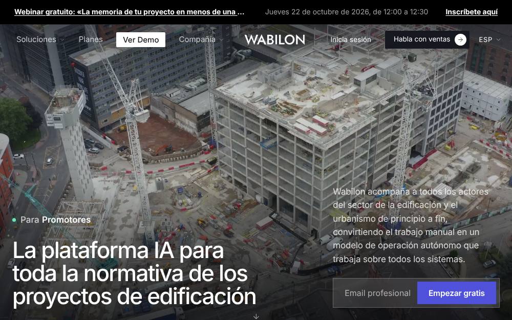 Portada de la web de Wabilon