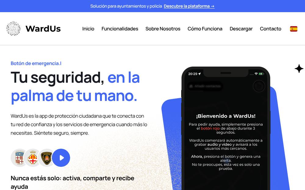 Portada de la web de Wardus