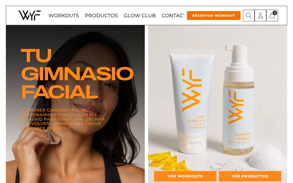 Portada de la web de Work Your Face