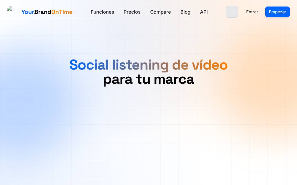 Portada de la web de Your Brand On Time