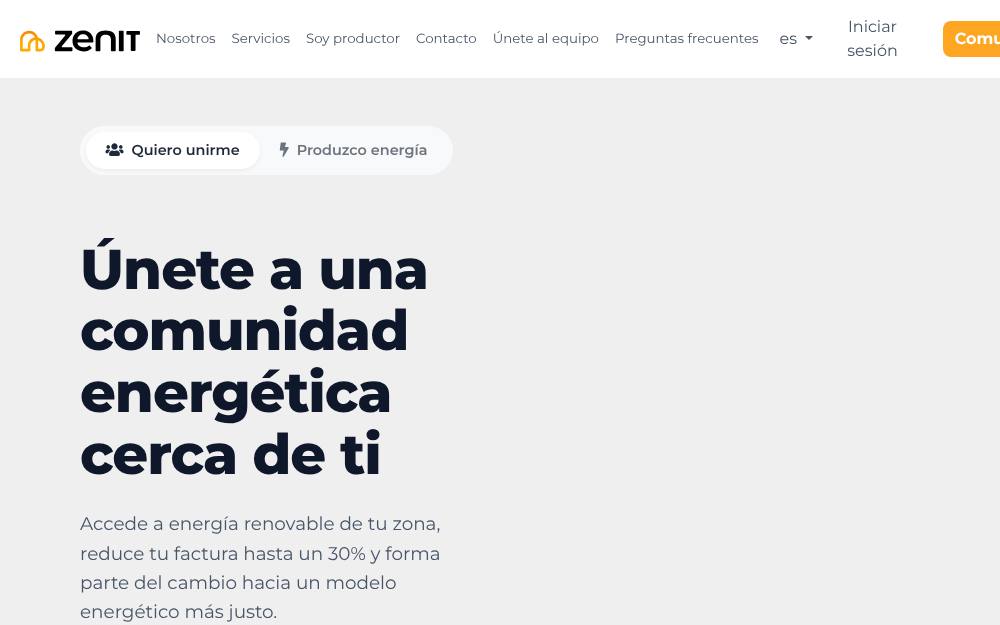 Portada de la web de Zenit